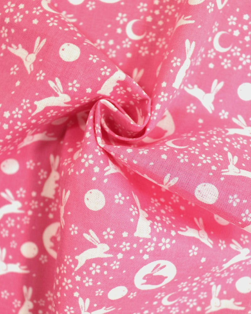 Tenugui, Classic, Komon, Pink Usagi and Moon - Image 4
